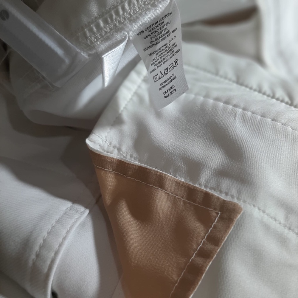 NWOT Ann Taylor cropped white pants 10P - Picture 7 of 12